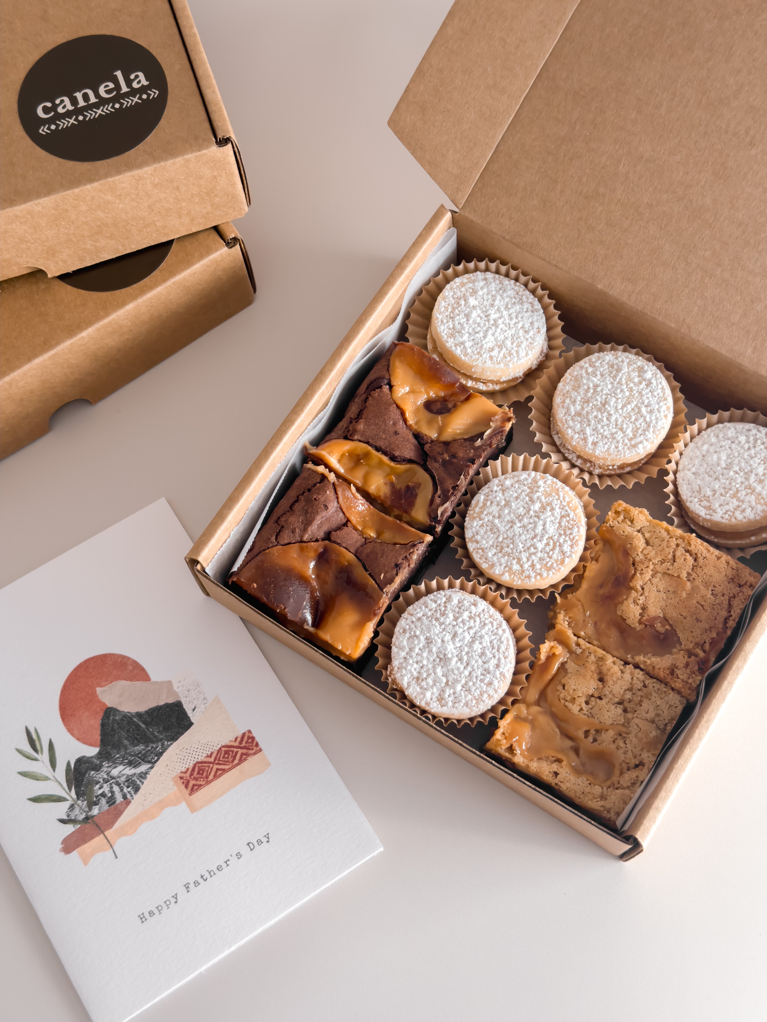 Mixed Dessert Gift Box – Alfajores, Brownies & Blondies