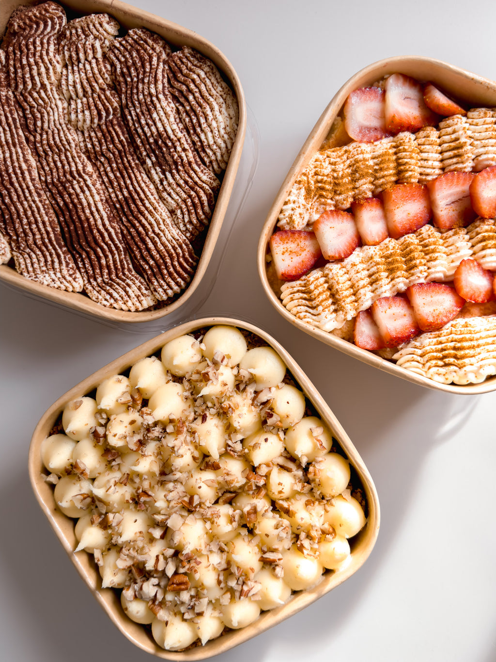 Tres Leches, Carrot Cake and Mocha desserts to share in Melbourne
