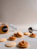 Peruvian alfajores filled with homemade dulce de leche by Canela Bakes in Melbourne